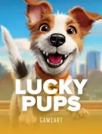 lucky pups game logo